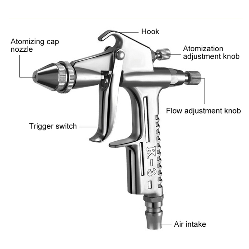 K-3 Mini Paint Air Spray Gun 0 - Airbrush Kit With Mini Compressor ulasan dan harga