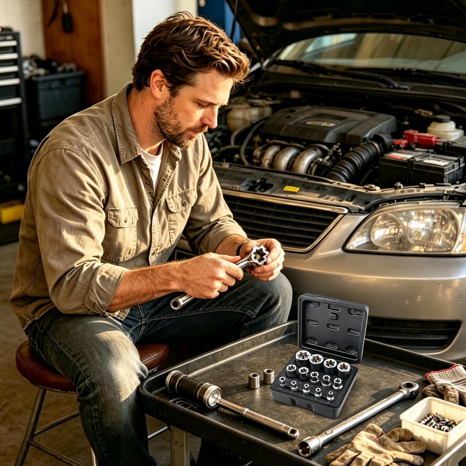 Socket Set Portable Heavy-Duty - Hand Tools ulasan dan harga