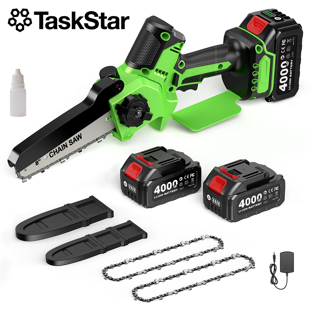 TaskStar Cordless Electric Saw - Mini Electric Chainsaw 6 Inch ulasan dan harga