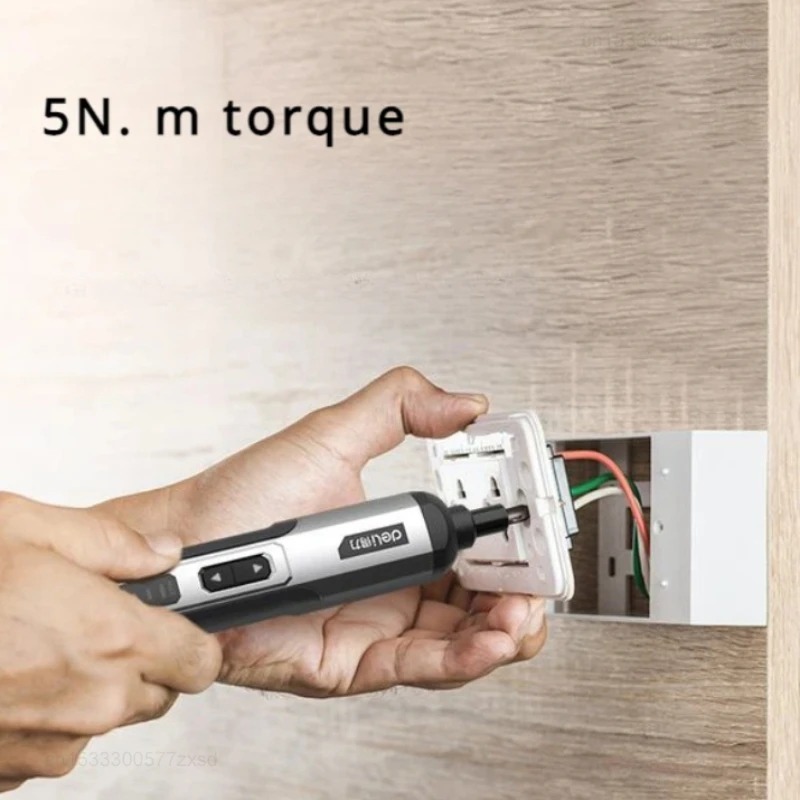 Deli 4V 3‑Speed Cordless Elect - Electric Screwdriver Rechargeable Usb ulasan dan harga