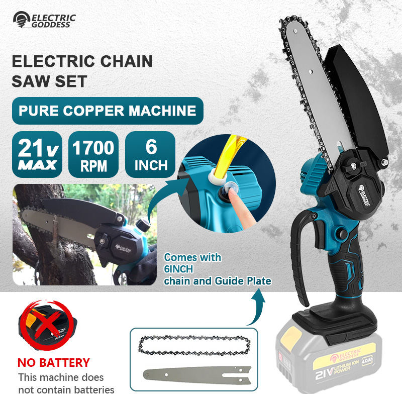 1700RPM 6 Inch Mini Cordless E - Mini Electric Chainsaw 6 Inch ulasan dan harga